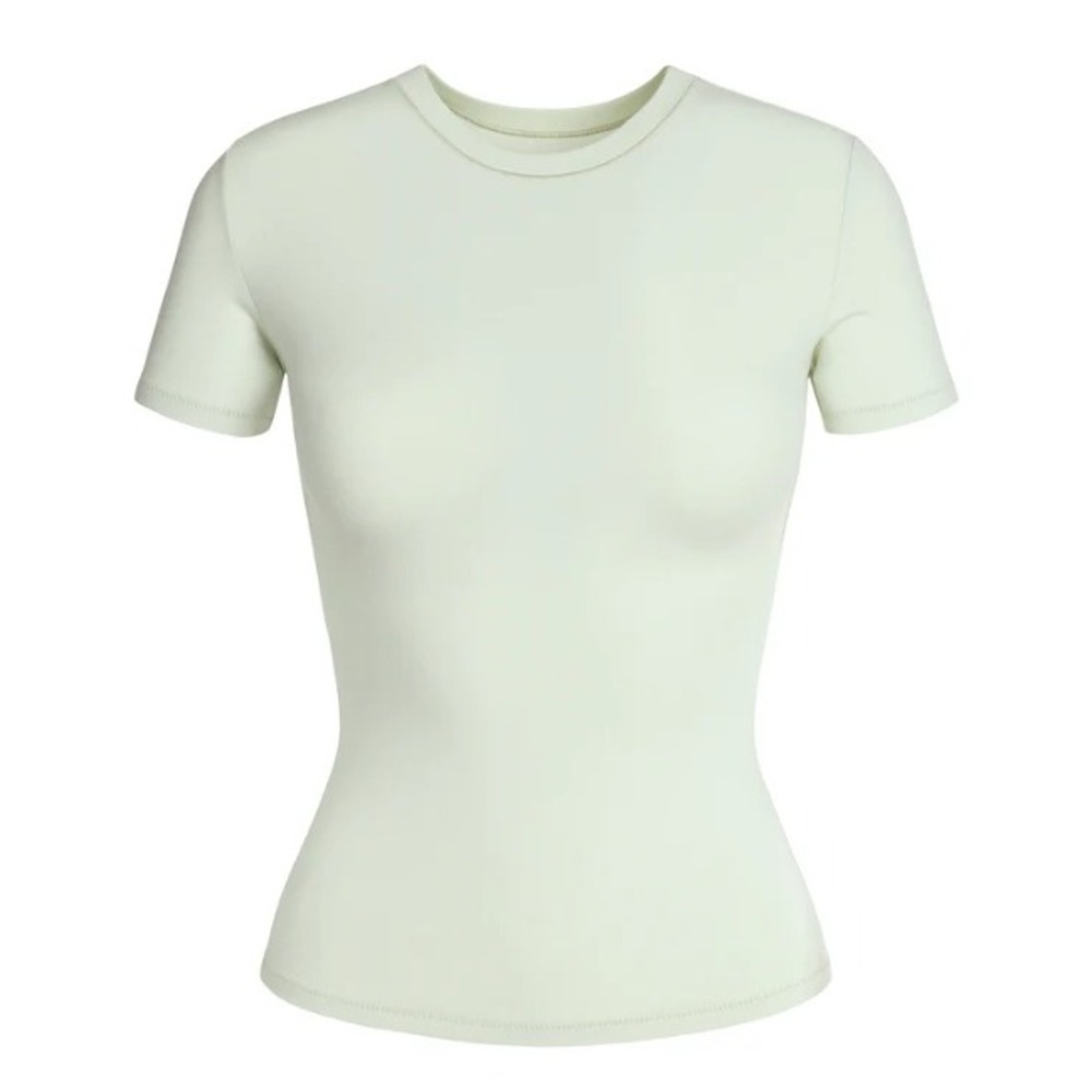 Skims Cotton Jersey T-Shirt Spearmint Green AP-TSH-0638 Small
